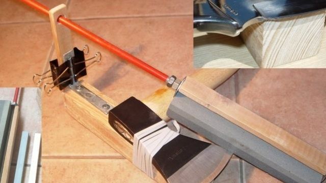 Как сделать точилку для ножа: пошаговая инструкция изготовления инструмента своими руками (75 фото