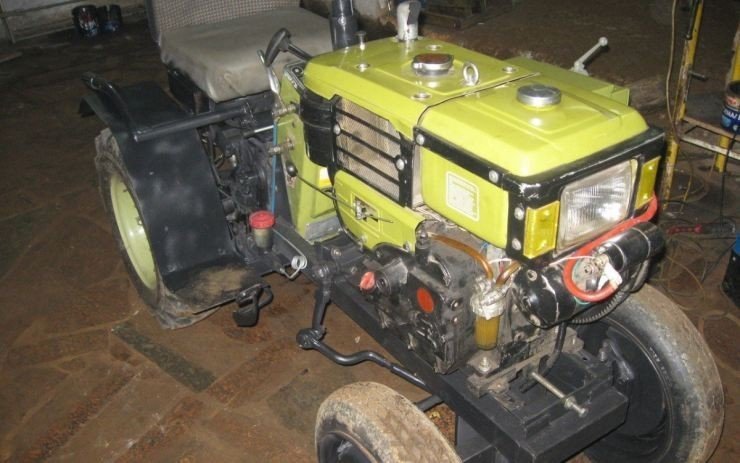 Трактор из дизельного мотоблока зубр