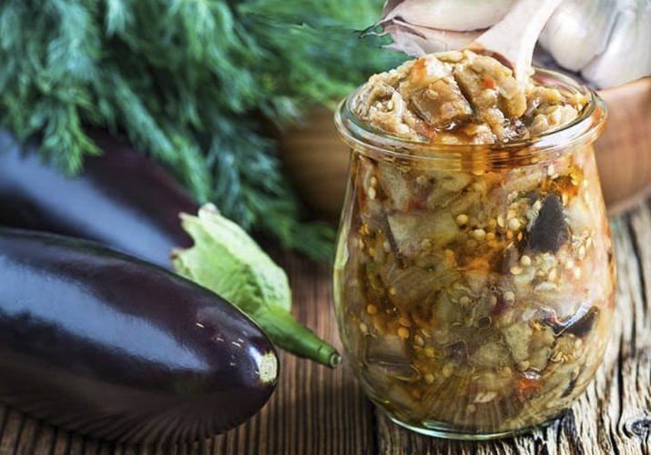 Салат из баклажанов на зиму рецепты