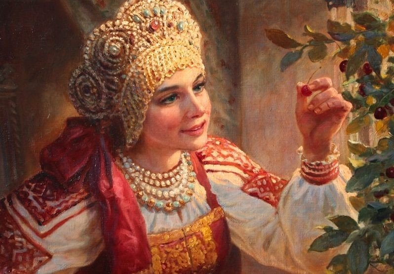 Владислав нагорнов портрет русская красавица