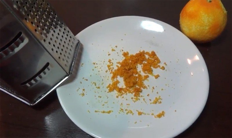 Цедра апельсина тертая