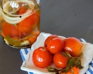 Рецепт приготовления помидоров на зиму