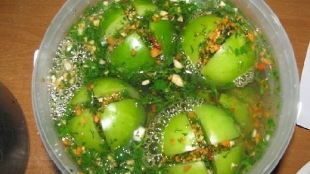 Самый вкусный рецепт зеленых помидор по-армянски на зиму