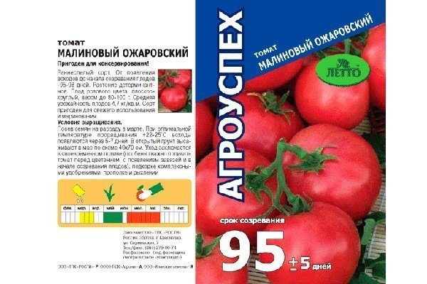 Сорт томата ожаровский малиновый