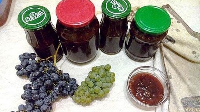 Варенье из винограда: ТОП 10 пошаговых рецептов с косточками и без на зиму, с фото и видео