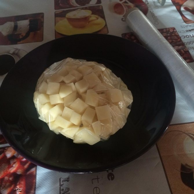 Картошка в морозилке