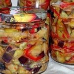 Вкусные и простые рецепты салатов из баклажанов на зиму