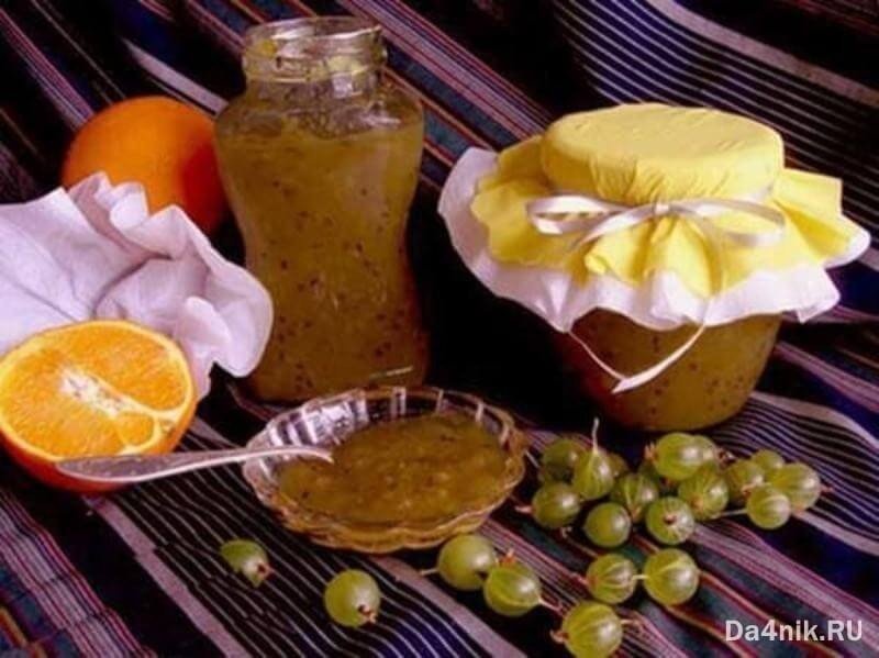 Рецепт варенья из крыжовника с апельсином