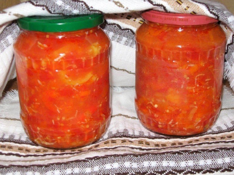 Лечо из болгарского перца с морковью и луком на зиму