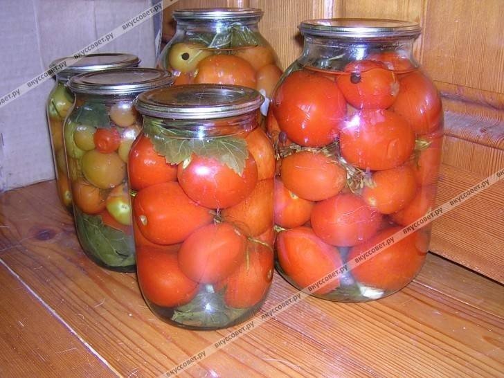 Маринованные помидоры черри