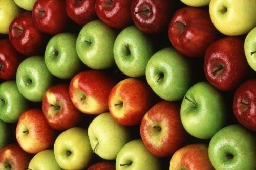 Яблоки в ряд